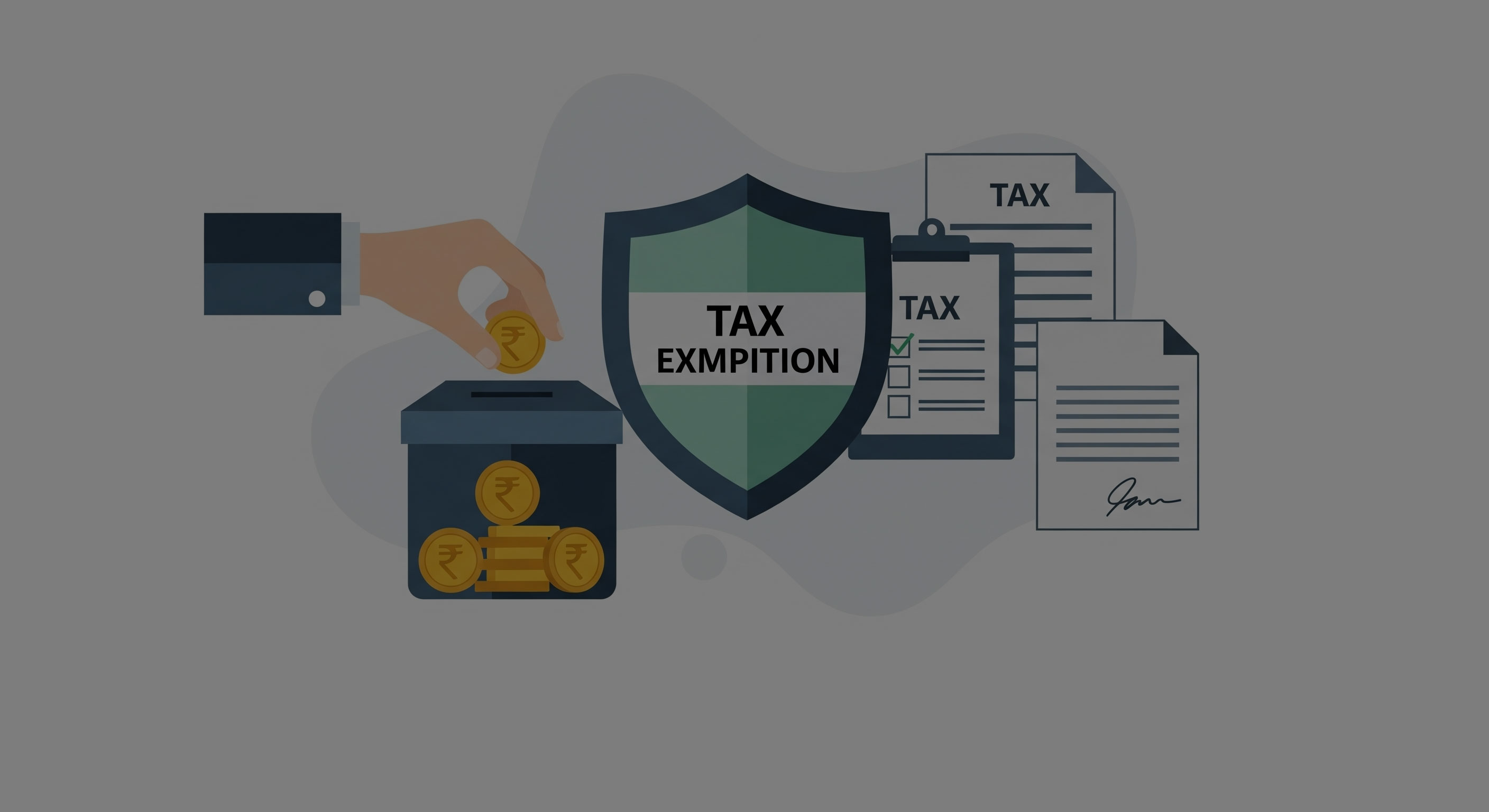 Tax exemption banner